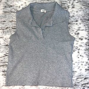 COPY - John Galt Sleveless button up Polo